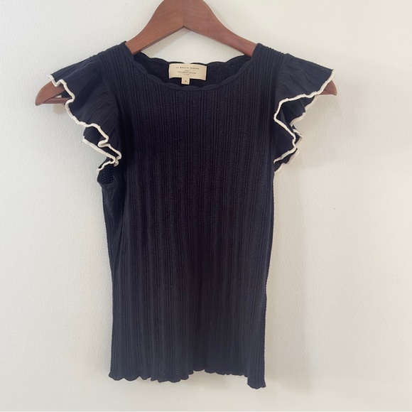 Sezane Nathan Knit Top Sz S - Picture 2 of 8